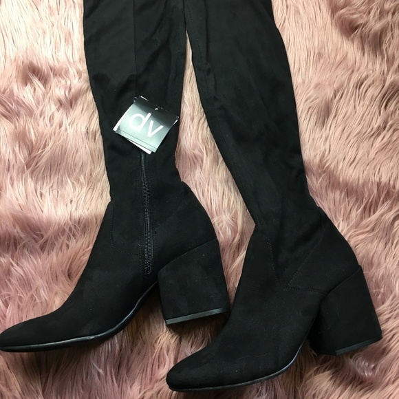 black over the knee boots target